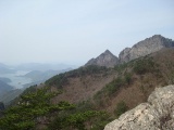 월악산과 충주호