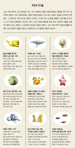 파일:노란고래 라두와 친구들 설정.png